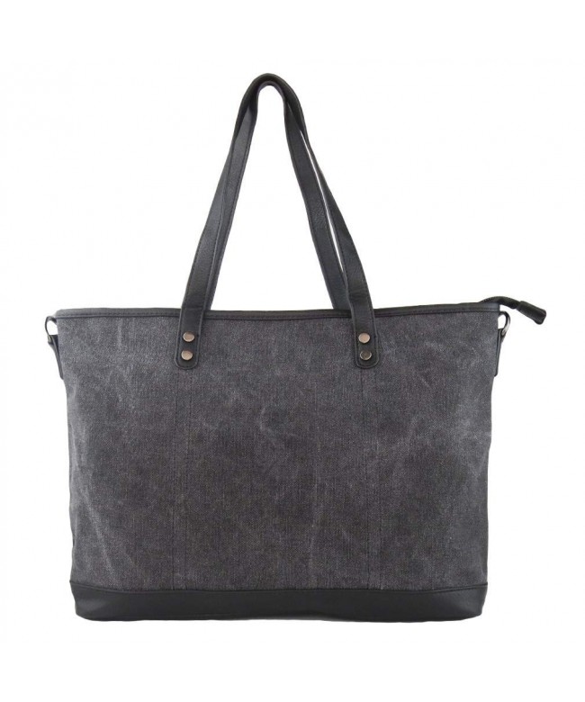 Imiflow Shoulder Satchel Shopper Charcoal