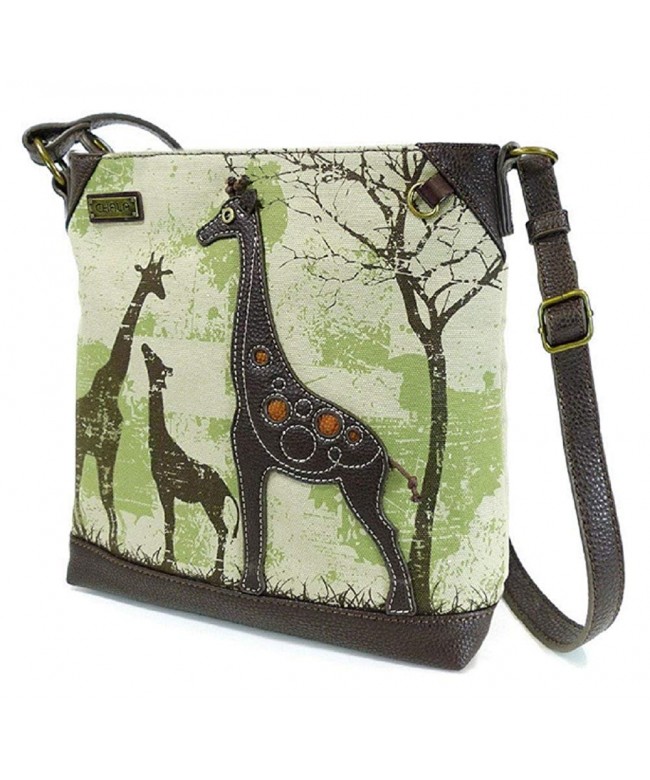 Chala Safari Canvas Crossbody Giraffe