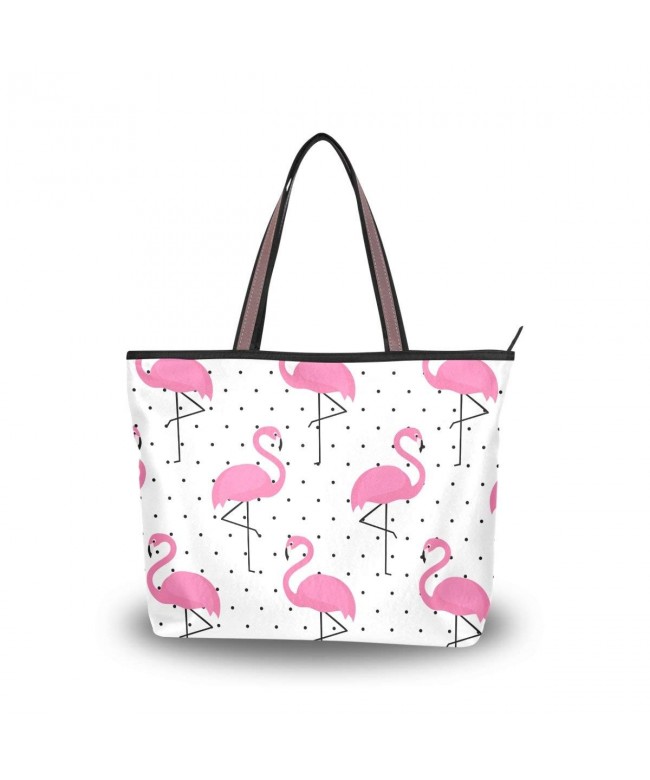 JSTEL Handle Shoulder Flamingo Handbag