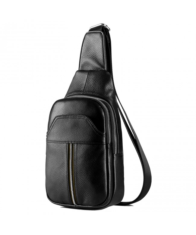 LXFF Leather Backpack Shoulder Crossbody