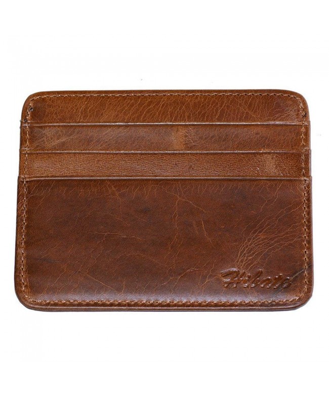 Hibate Leather Credit Holder Wallet