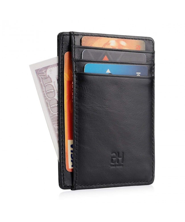 Blocking Minimalist Pocket Wallet Leather