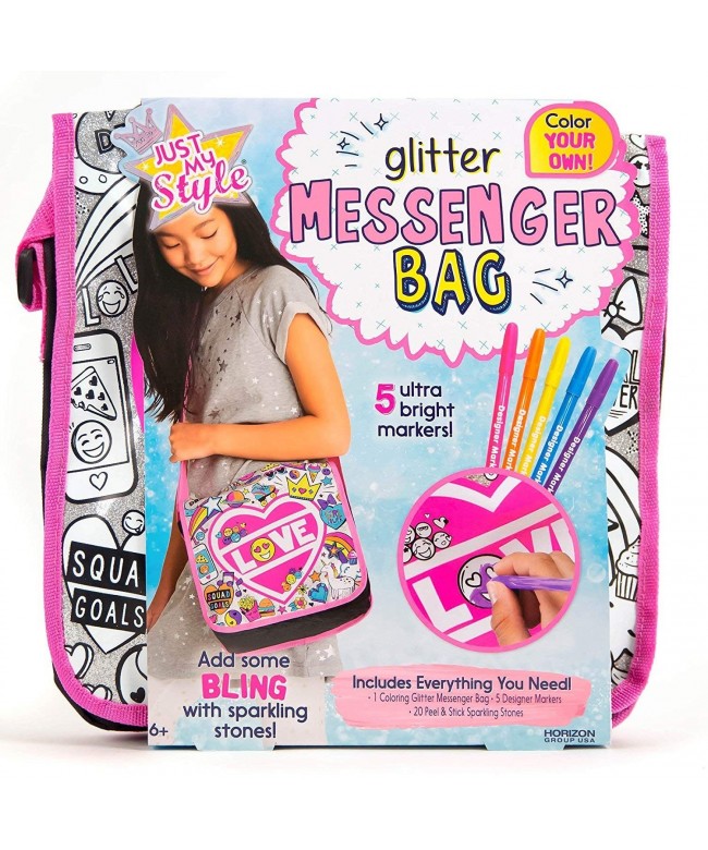 Just My Style Glitter Messenger