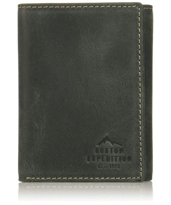 Buxton Expedition Blocking Leather Three fold