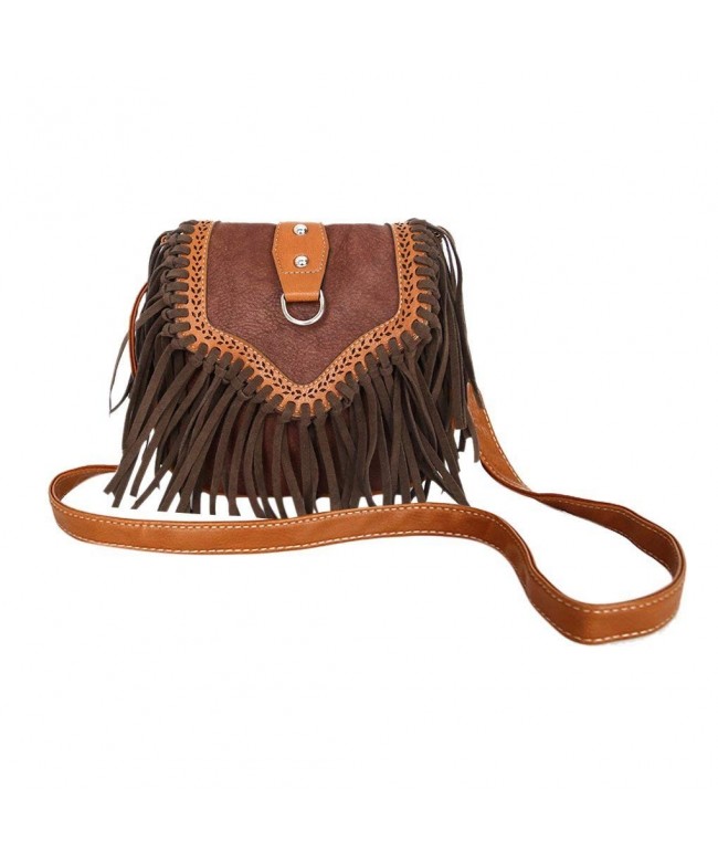 Tassels Leather Shoulder Messenger Cross body