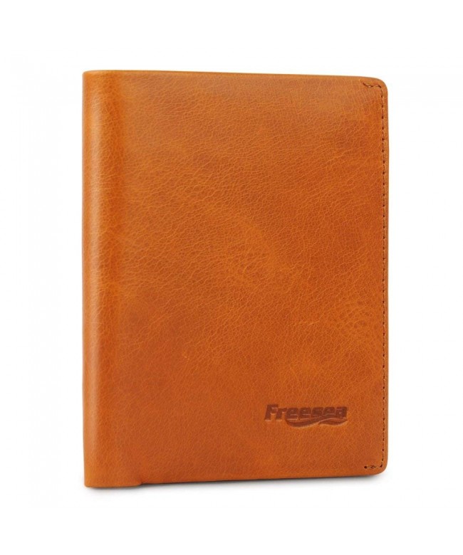 FREESEA Genuine Leather Minimalist Blocking