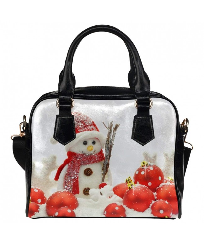 CASECOCO Snowman Christmas Leather Shoulder