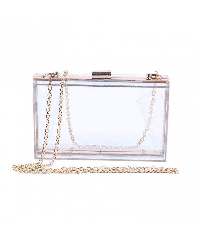 LUI SUI Transparent Clutches Shoulder