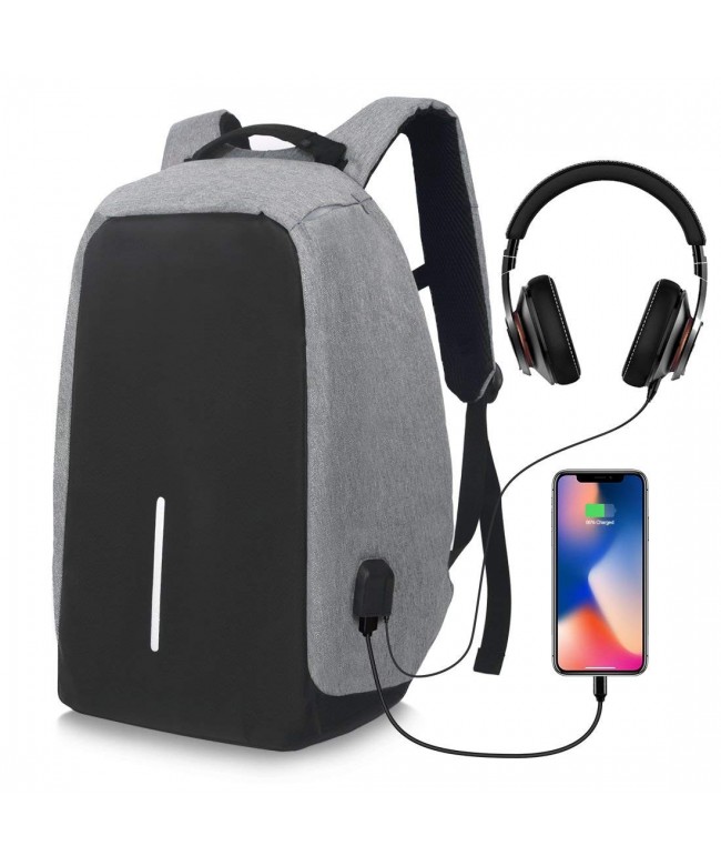 Business Backpack Headphone Lightweight Resistant