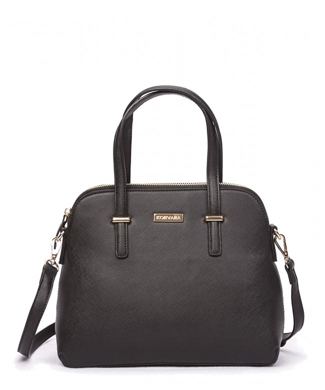 Korvara Saffiano Satchel Premium Crossbody