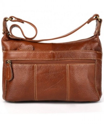 YALUXE Cowhide Leather Crossbody Shoulder