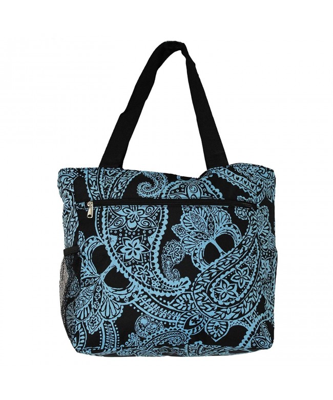 World Traveler Beach Black Paisley