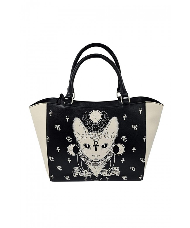 Banned Gothic Bastet Satchel Handbag