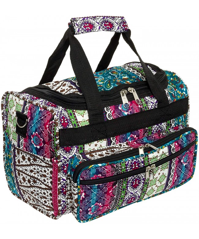 Print Carry Travel Duffle Black