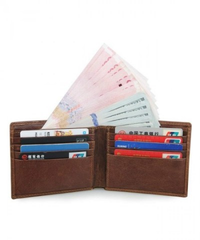 Wallet Leather Wallets Vintage Compact