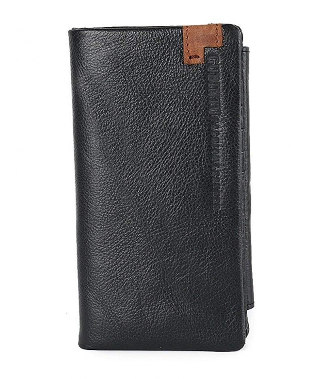 ETIAL Genuine Leather Capacity Trifold