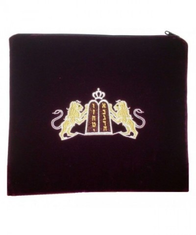 commandments Primarily Silver Embroidery Zippered