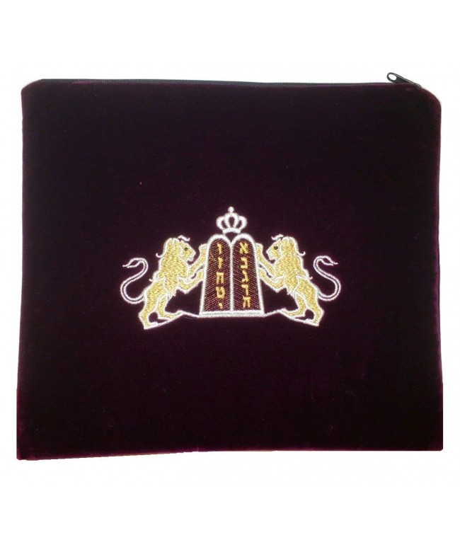 commandments Primarily Silver Embroidery Zippered