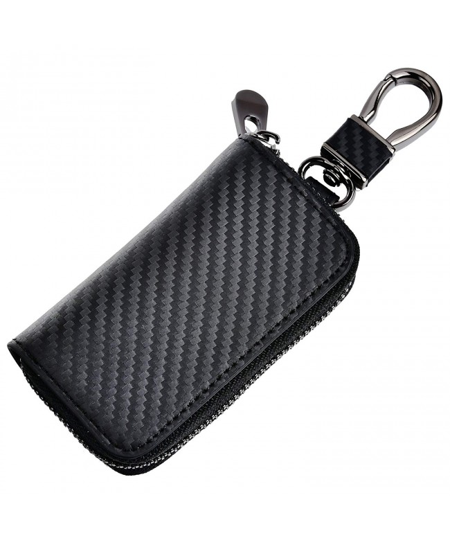 Kinzd Leather Chain Holder Zipper