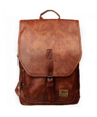 Leather Backpack Fashion Daypack College