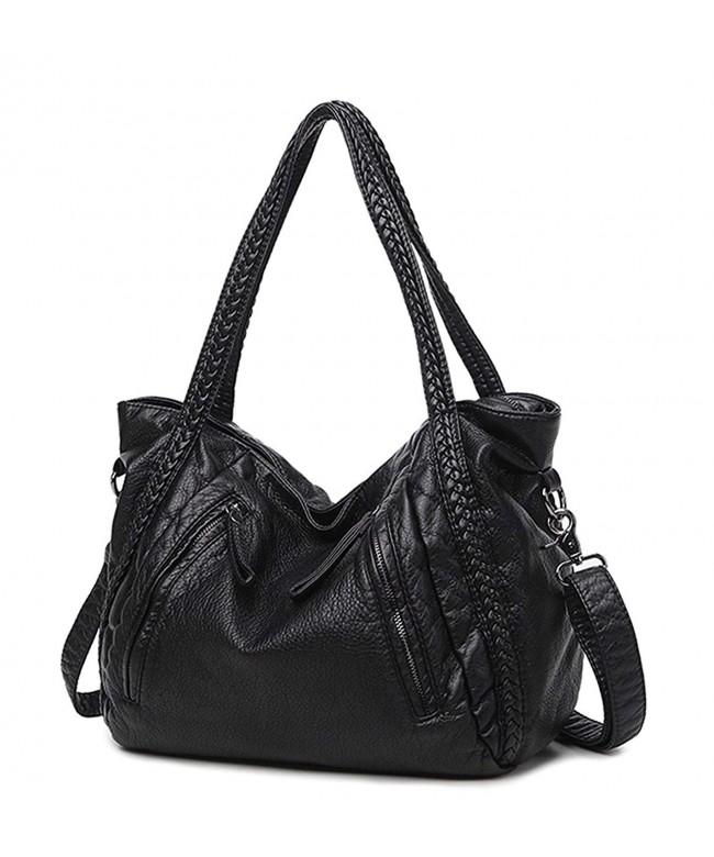 leather slouchy shoulder bag