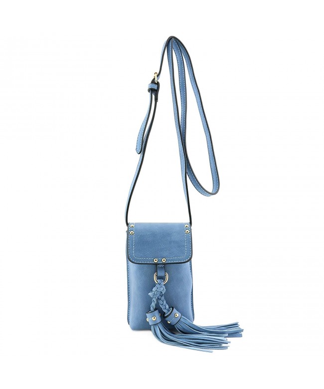 Phone Pouch Crossbody Tassel Accent