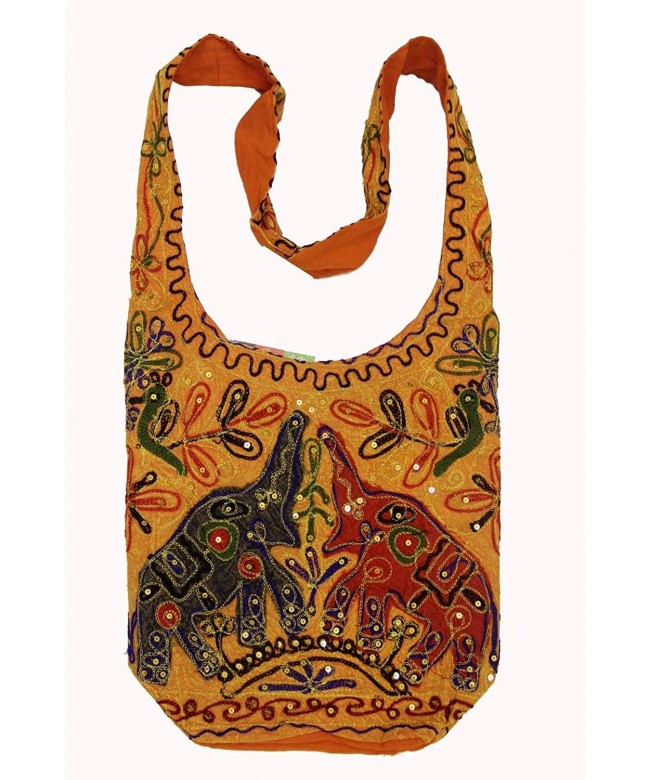 Bohemian Elephant Handcrafted Embroidery Crossbody